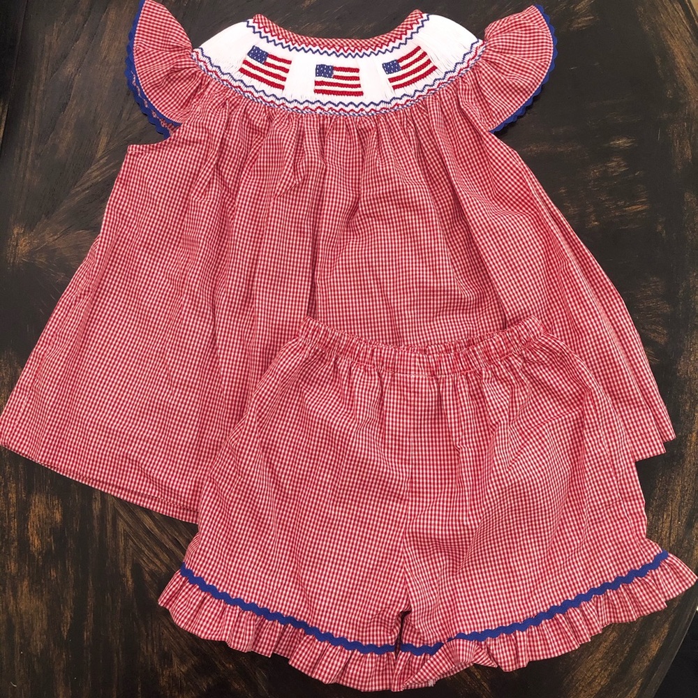 Smocked American Flag set 🇺🇸
